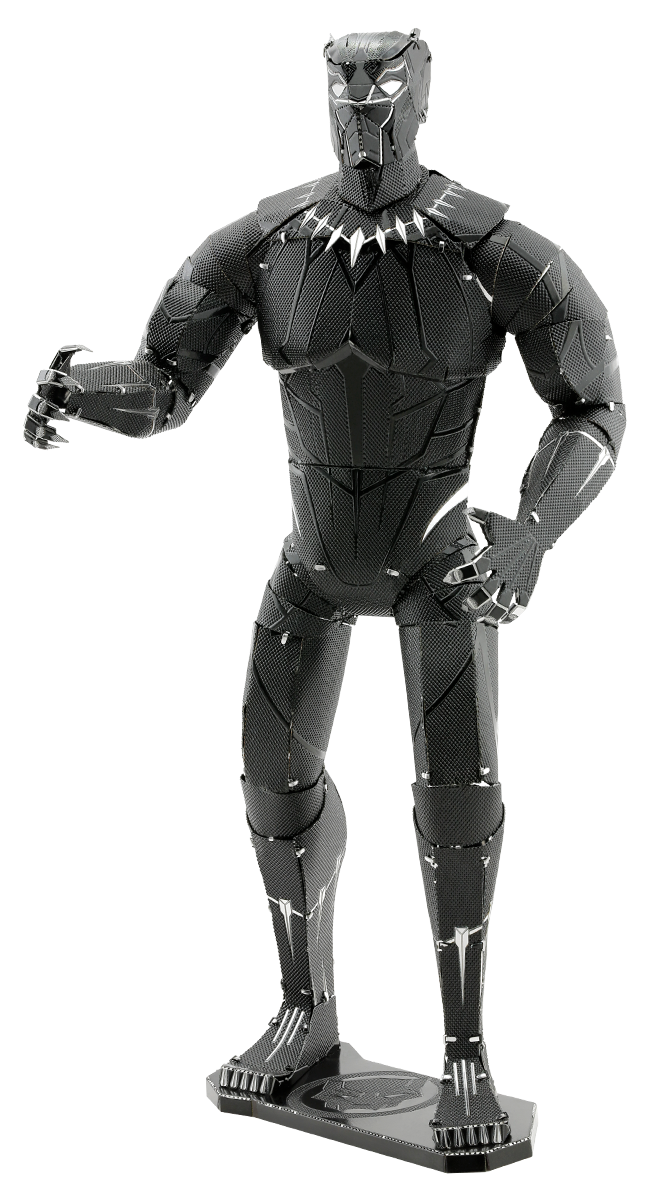 Metal Earth MMS325 Marvel Avengers Black Panther 48 Piece Metal Model Kit