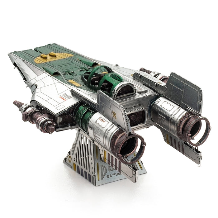 Metal Earth MMS416 Star Wars Resistance A-Wing Fighter 97 Piece Metal Model Kit