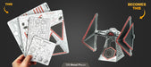 Metal Earth MMS417 Star Wars Sith TIE Fighter 135 Piece Metal Model Kit