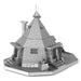 Metal Earth MMS441 Harry Potter Rubeus Hagrid Hut 41 Piece Metal Model Kit