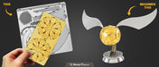 Metal Earth MMS442 Harry Potter Golden Snitch 12 Piece Metal Model Kit