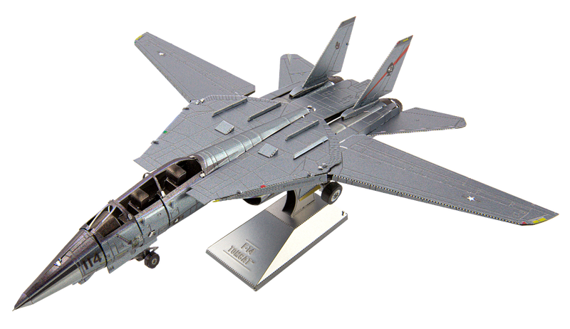 Metal Earth MMS458 F-14 Tomcat Figher Jet 76 Piece Metal Model Kit