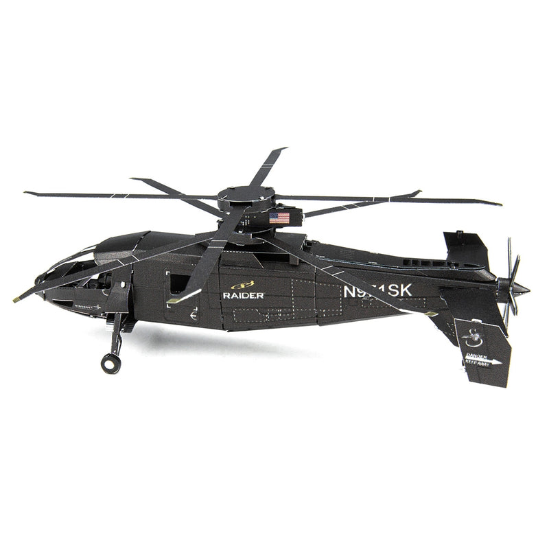 Metal Earth MMS460 S-97 Raider Helicopter 58 Piece Metal Model Kit