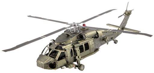 Metal Earth MMS461 Black Hawk Helicopter 91 Piece Metal Model Kit