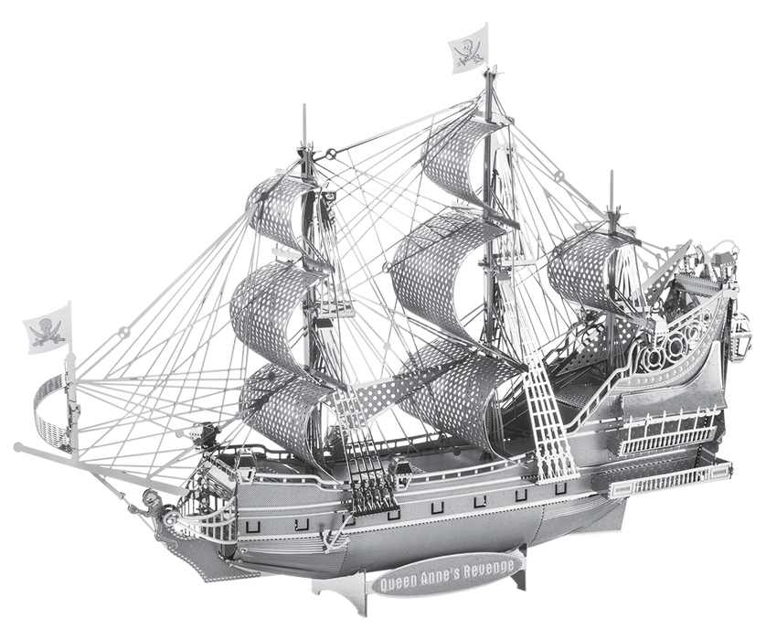 Metal Earth Premium Series ICX009 Queen Anne's Revenge Metal Model Kit