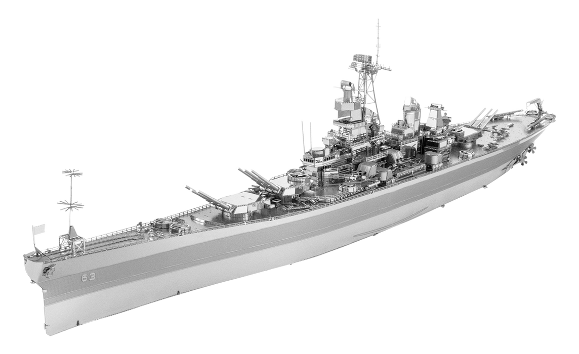 Metal Earth Premium Series ICX111 USS Missouri  Metal Model Kit