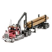 Metal Earth Premium Series ICX136 Western Star 4900 Log Truck and Trailer Metal Model Kit