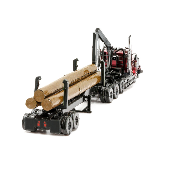 Metal Earth Premium Series ICX136 Western Star 4900 Log Truck and Trailer Metal Model Kit