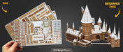 Metal Earth Premium Series ICX138 Harry Potter Hogwarts in Snow 305 Piece Metal Model Kit
