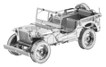 Metal Earth Premium Series ICX139 Willys Overland Jeep Metal Model Kit