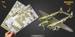 Metal Earth Premium Series ICX143 P-38 Lightning 73 Piece Metal Model Kit