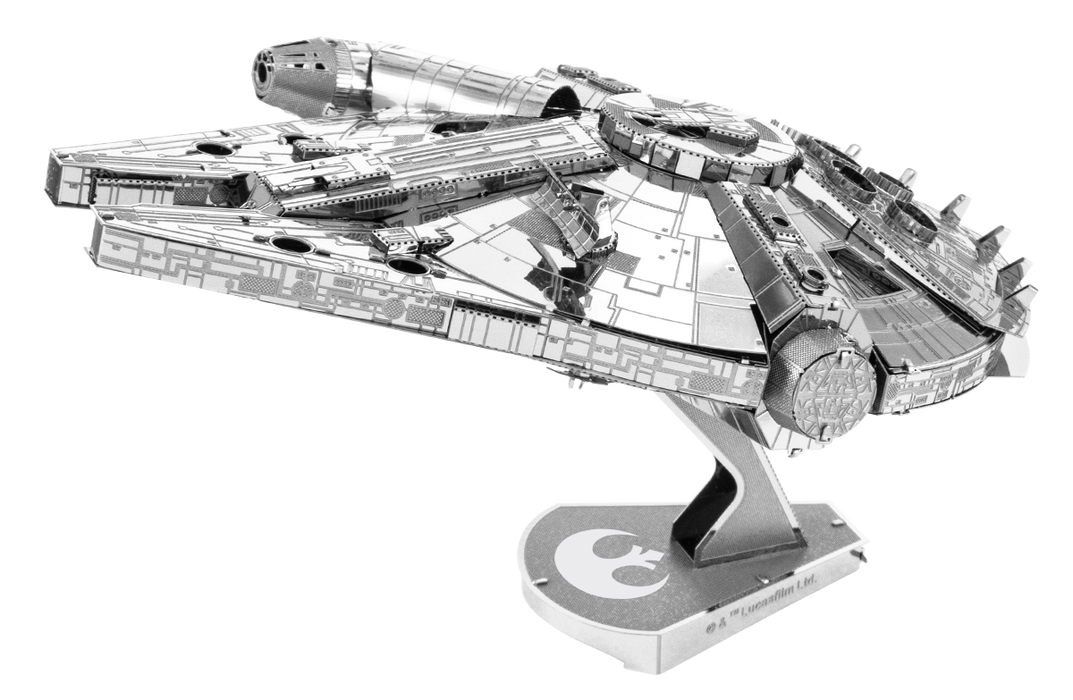 Metal Earth Premium Series ICX200B Star Wars Millennium Falcon 94 Piece Metal Model Kit