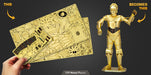 Metal Earth Premium Series ICX229 Star Wars C-3PO 109 Piece Metal Model Kit