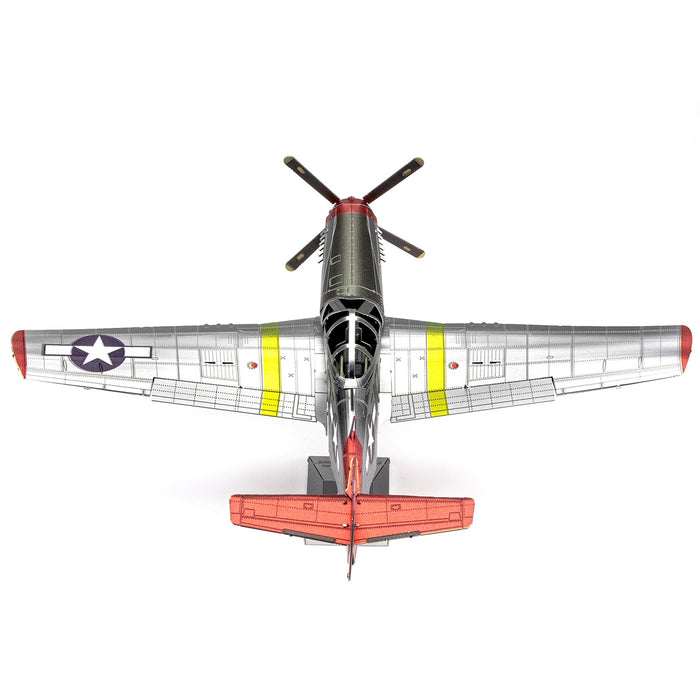 Metal Earth Premium Seriesdel Kit ICX142 Tuskegee Airmen P-51 Mustang 58 Piece Metal Model Kit