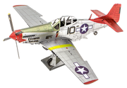 Metal Earth Premium Seriesdel Kit ICX142 Tuskegee Airmen P-51 Mustang 58 Piece Metal Model Kit