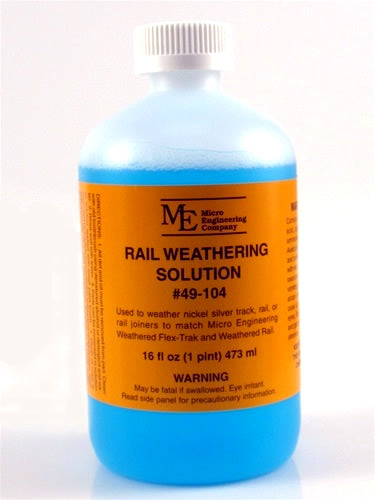 Micro Engineering Company 49-104 Rail Weathering Solution 16oz