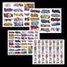 Micro-Mark 88568 Multi Scale Railroad Graffiti Decal Set