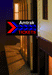 Micro Structures 64812 Amtrak Tickets Animated Right Facing Large Wall Sign