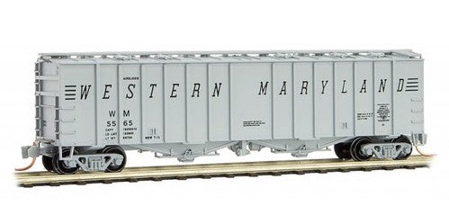 Micro-Trains 098 00 060 N Scale Airslide Covered Hopper Western Maryland WM 5565