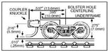 Micro-Trains 1035 (003 02 041) N Scale Barber Roller Bearing One Pair