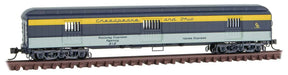 Micro-trains 144 00 410 N Scale ACF 70' Heavyweight Horse & Express Baggage C&O