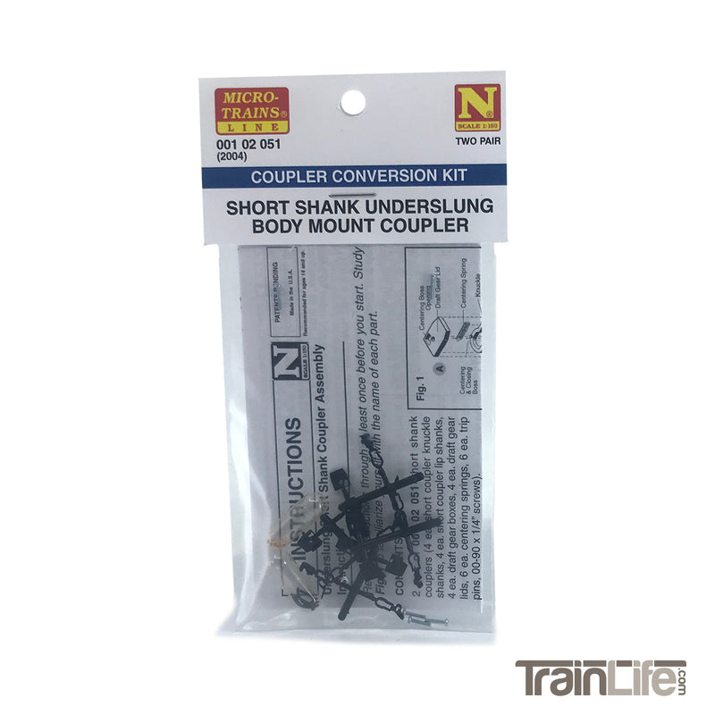 Micro-Trains 2004-1 (001 02 051) N Scale Kato SD40-2 Coupler Conversion Kit 2 Pair