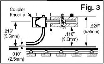 Micro-Trains 2004-1 (001 02 052) N Scale Assembled Underslung Body Mount Short Shank Couplers 2 Pair