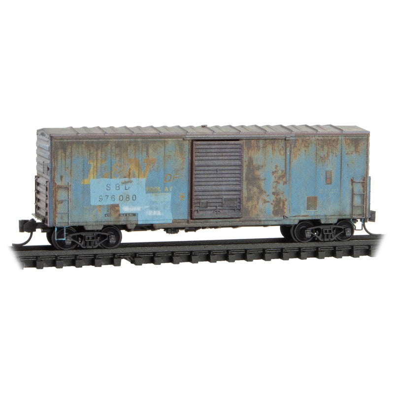 Micro-trains 2444470 N Scale Boxcar Seaboard System SBD 976080 Weathered