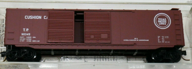 Micro-Trains 34180 N Scale 50' Boxcar Texas & Pacific T&P 90345  - NOS