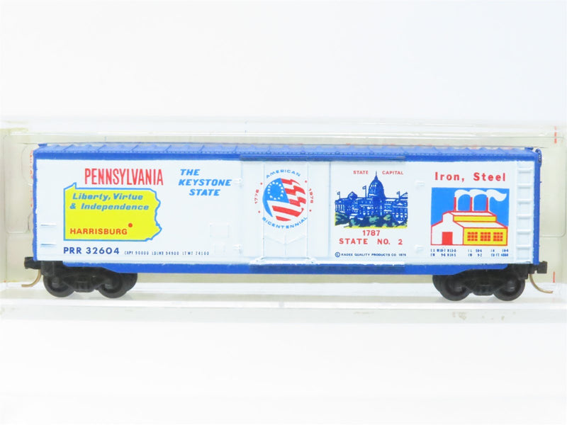 Micro-Trains 38080 N Scale 50' Boxcar Bicentennial Pennsylvania PRR 32604  - NOS