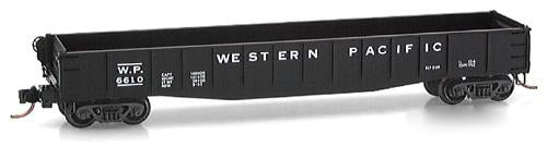 Micro-trains 46050 N Scale 50' Fishbelly Gondola Western Pacific WP 6610 - NOS