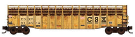 Micro-Trains (993 02 100) CSX Tie Loader 3 Pack - NOS