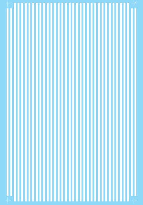 Microscale 1116 White 1/16"  Parallel Stripes 
