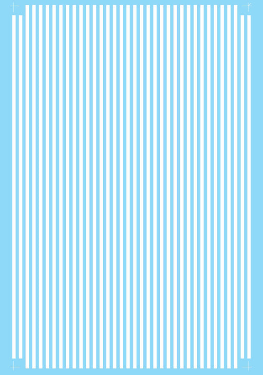 Microscale 1116 White 1/16"  Parallel Stripes 