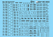Microscale 5023 HO Scale Black FMC Boxcar Data 