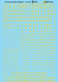 Microscale 90006 Railroad Roman Letters and Numbers Yellow
