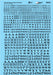 Microscale Decals 90322 Black Letters and Numbers Railroad Roman