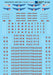 Microscale Decals 87-109 HO Scale Union Pacific UP E and F Unit Diesels (1946+)