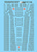 Microscale Decals 87-1186 HO Scale Rock Island RI Streamlined Passenger Cars (1947-1978)