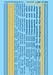 Microscale Decals 87-1394 HO Scale Chesapeake & Ohio C&O Passenger Cars