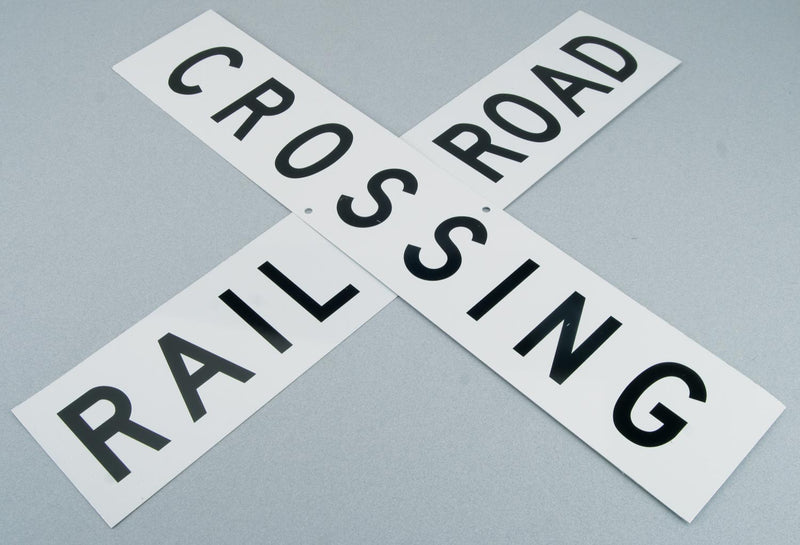 Microscale 10200 24" Metal Railroad Crossing Crossbucks