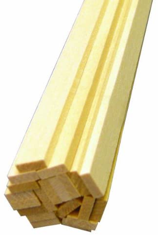 Bud Nosen Balsa Wood Sheets - 1/32 x 4 x 36, Pkg of 20