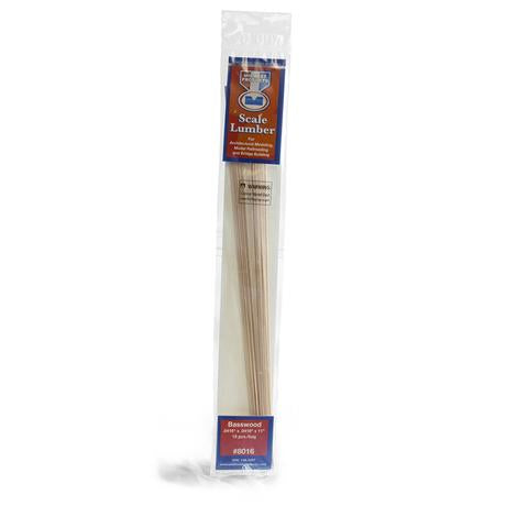 Midwest Products 8016 .0416 x .0416 x 11 Lumber 15 Pack