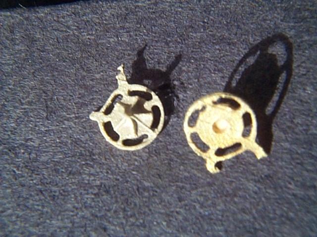 Miniatures by Eric B6 HO Scale Canadian Pacific Style SD40-2 Brake Wheel 2 Pack