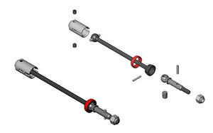 MIP 8123 C-CVD Kit for Traxxas Stampede and Rustler