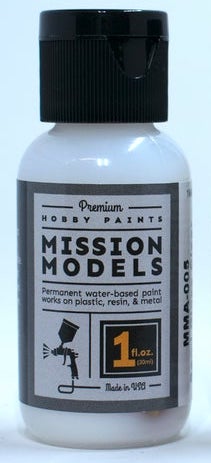 Mission Models MIOMMA-005 Semi Gloss Clear Coat Acrylic Paint 1oz