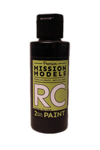 Mission Models MMRC-002 Water-based RC Paint 2oz Black