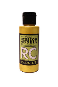 Mission Models MMRC-020 Water-based RC Paint 2oz Pearl Gold
