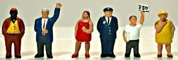 Model Power 5697 HO Scale Figures Fat People