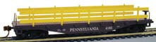 Model Power 98231 HO Scale 40' Flat Car Pennsylvania PRR 4165 - NOS